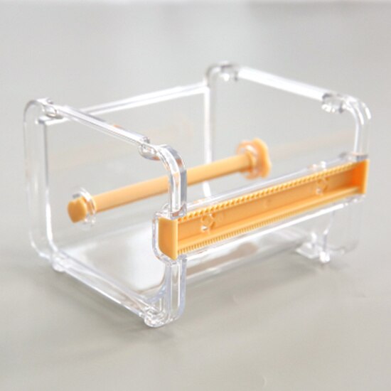 Mini multifarious paper washi tape holder cutterbar to sawtooth tape cutter office desk accessories school supplies  h6071: Orange