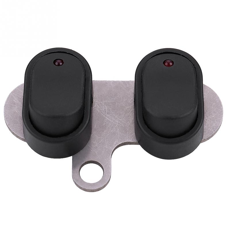 12 V Universal- Motorrad Roller LED-scheinwerfer Lenker Licht Scheinwerfer Einstellbare montieren Wasserdichte Auf Aus-schalter mit Anzeige: Größe3