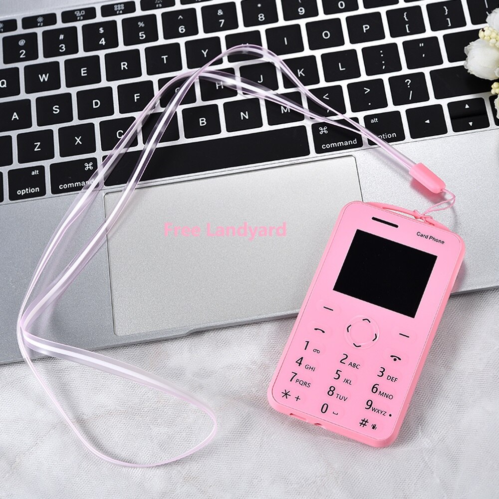AEKU A5 C6 Large Display 1.77 Cartoon Kid Card Mobile Phone Child Bluetooth Whatsapp Small Size Student Low Radiation Music FM