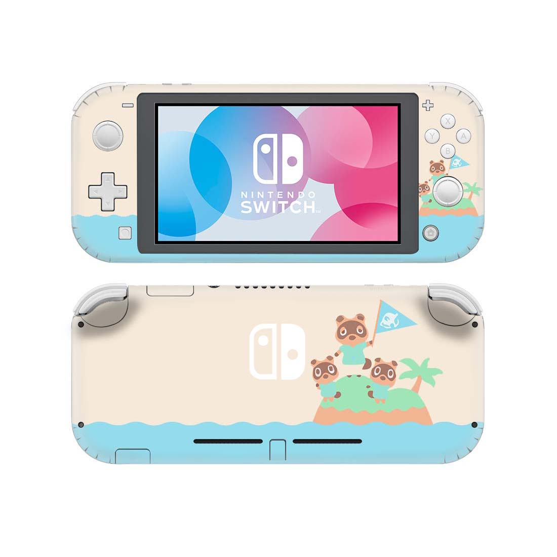 13 estilos de pegatina de piel de vinilo de estilo de Cruce de Animales para Nintendo Switch Lite NSL película protectora pegatina cubierta L1154