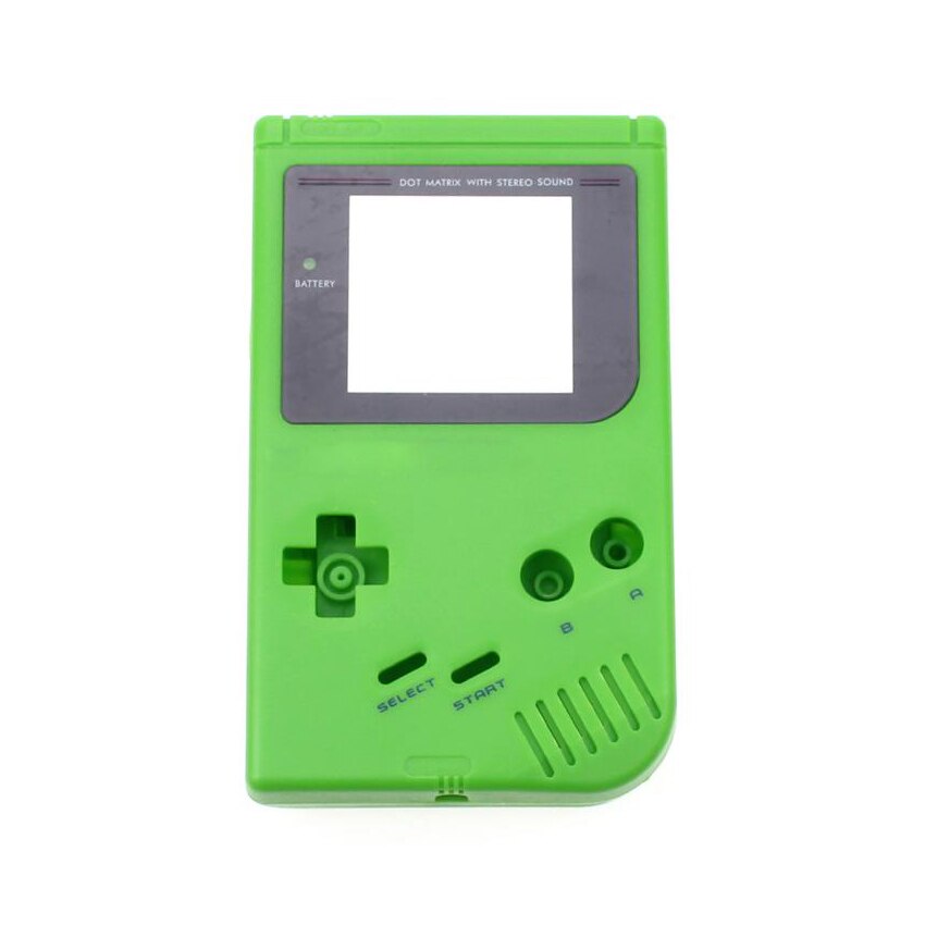 YuXi For GameBoy Classic Game Replacement Case Plastic Shell Cover for GBO DMG Console housing For GB Case: Green