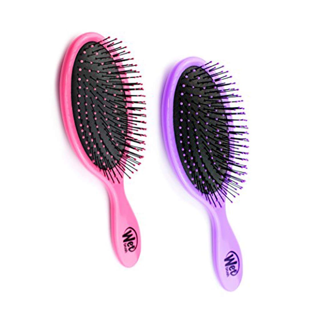 Wet Brush Original Detangler Hair Brush - Pink And Purple - Exclusive Ultra-soft IntelliFlex Bristles - Glide Through Tangles Wi