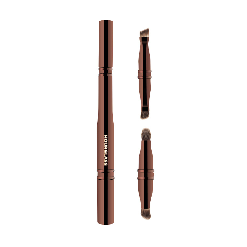 HOURGLASS 4-kops multifunctionele verborgen make-upborstel, voor poederfoundation concealer oogschaduw, goed voor reizen en cadeau