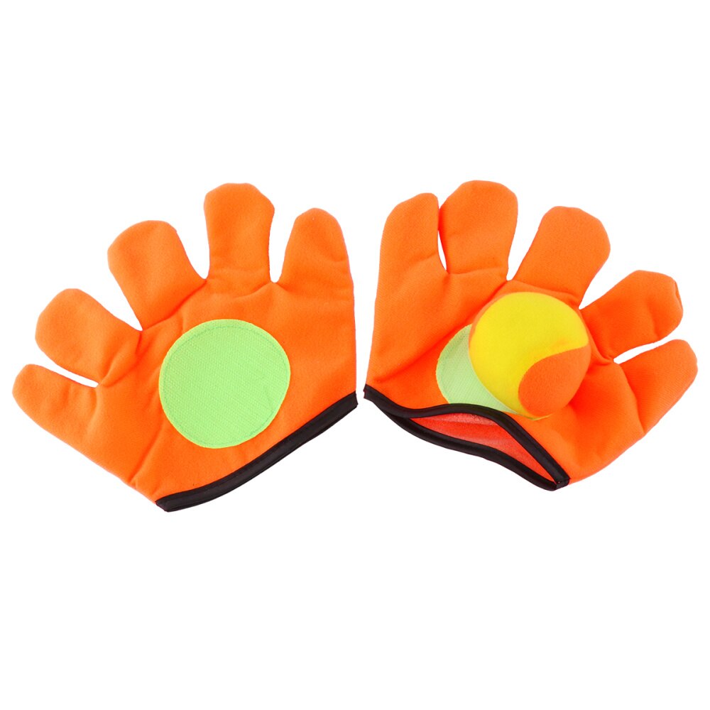 1PC draussen Sport Spielzeug freundlicher Haken und Schleife Ball Plüsch Fangen Handschuh einstellen für freundlicher (Größe L Handschuh)