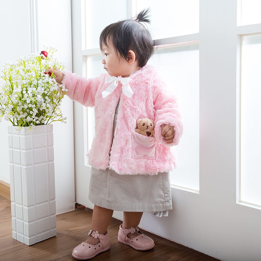 Kawaii Kleding Set Lange Mouw Trui Overhemd Rok 2 Stuks Kleding Pak Boog Baby Outfits Voor Kinderen Meisjes Jongen Kleding beer Winter B