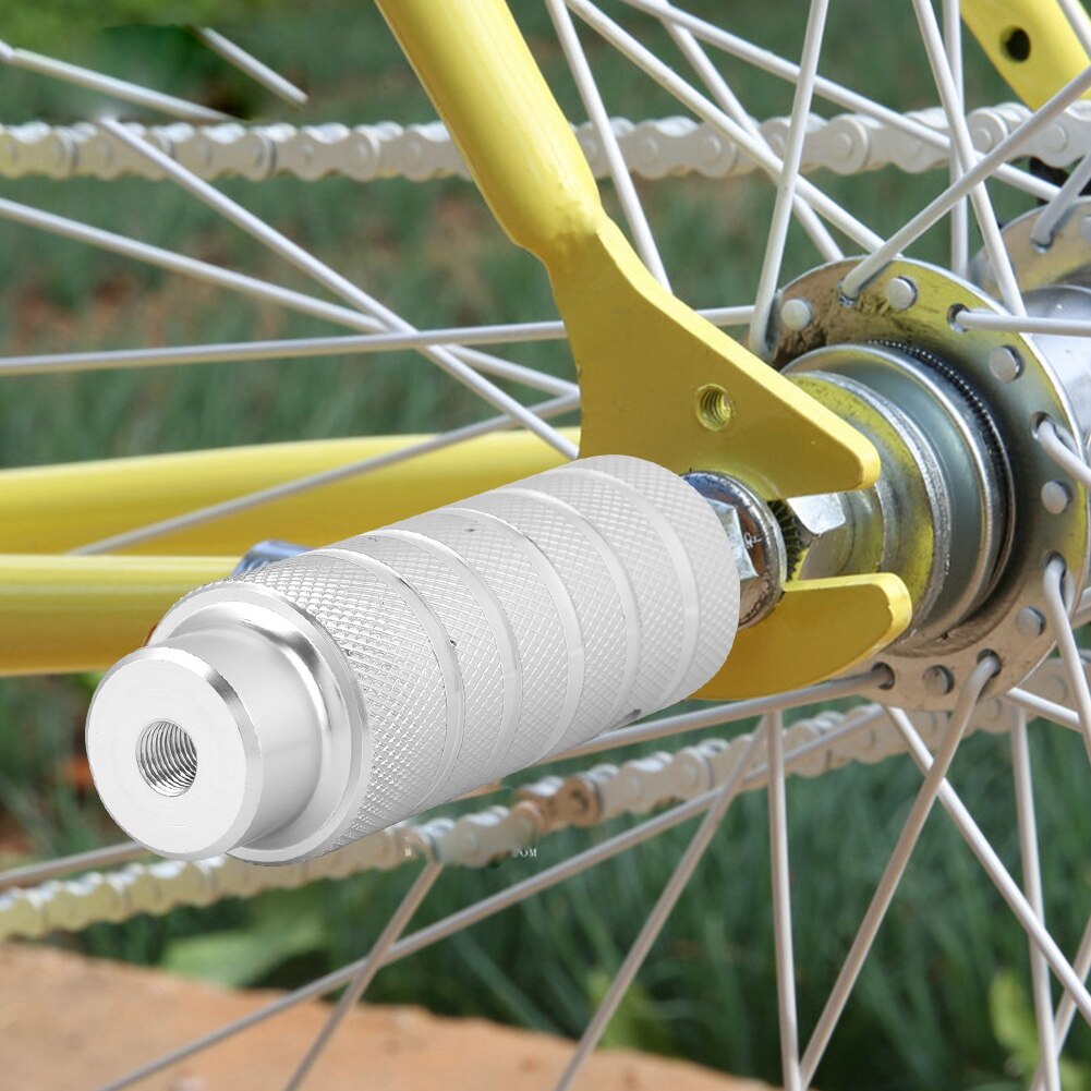 Metall cykel fotpinne cykel tunga fotställ pinnar bak stunt pinnar fotstöd cykel tillbehör lämplig för de flesta cyklar