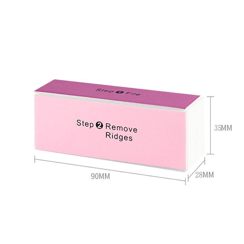 Buffer para decoración de uñas de cuatro lados, bloque de lijado, limas de uñas profesionales, herramientas de pulido, accesorios de manicura y pedicura