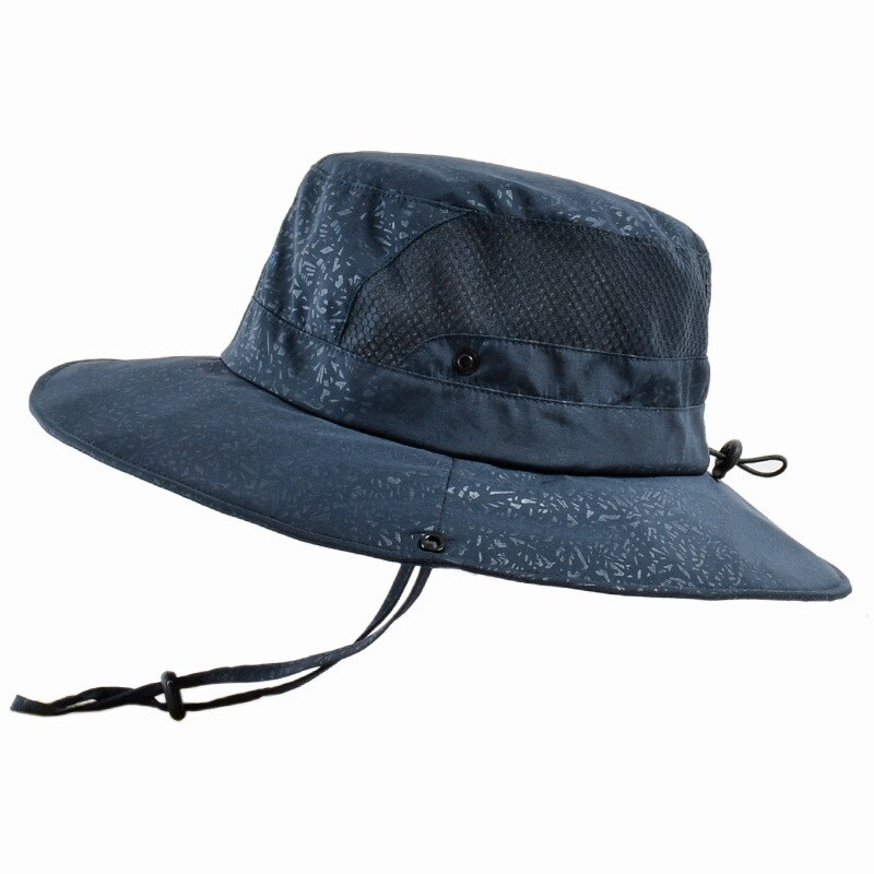 Chapeau Panama En Paille Pour Homme - Visière Enroulable, Bande Réglable - Protection Solaire - Style Zébré Pour L'été - 10