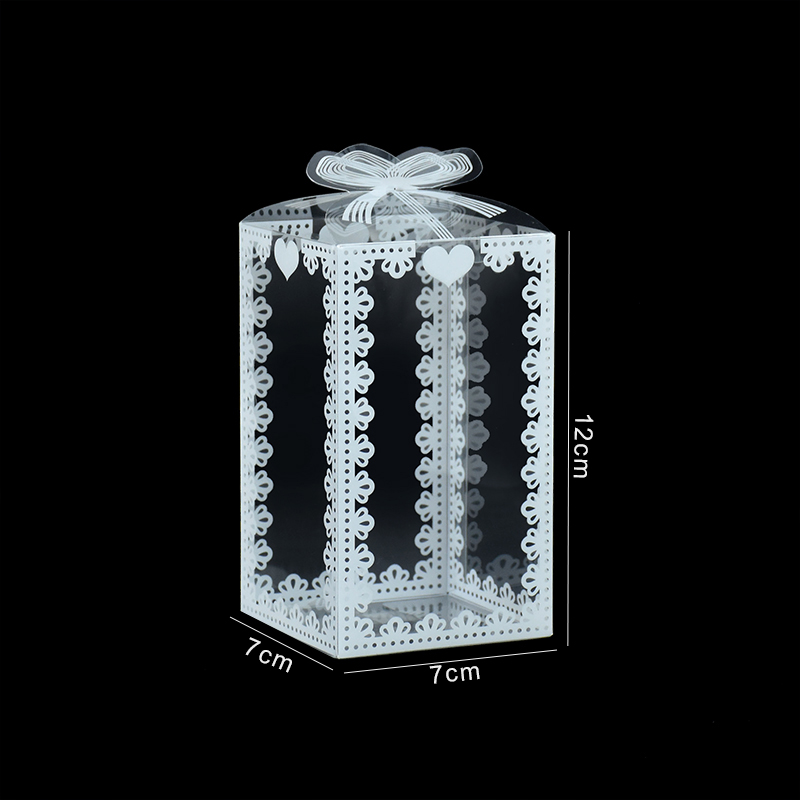 PVC Transparent Box Clear Plastic Packaging Box Wedding Party Favors Chocolate/Candy Box Souvenir Display Case Multi Sizes: MINT GREEN