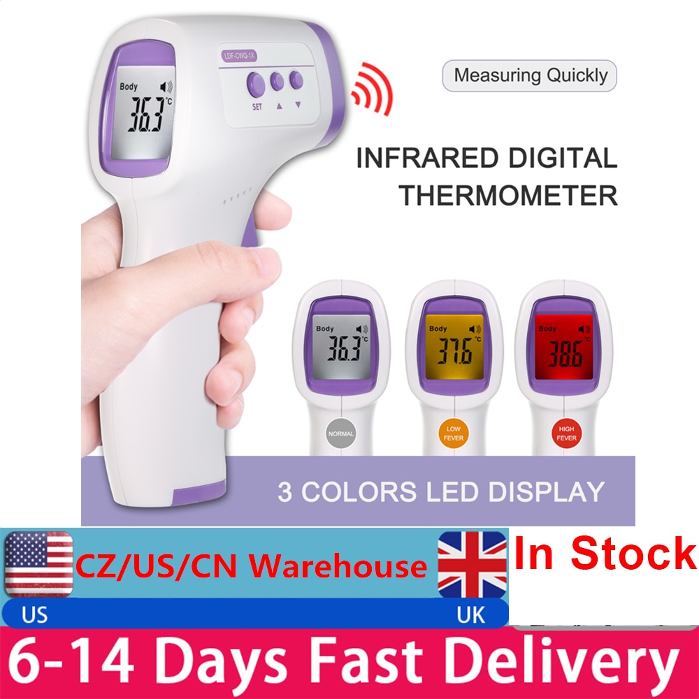 Forehead Thermometer Non Contact Infrared Thermometer Fever Digital Measure Tool for Baby Adult Body Temperature Measurement