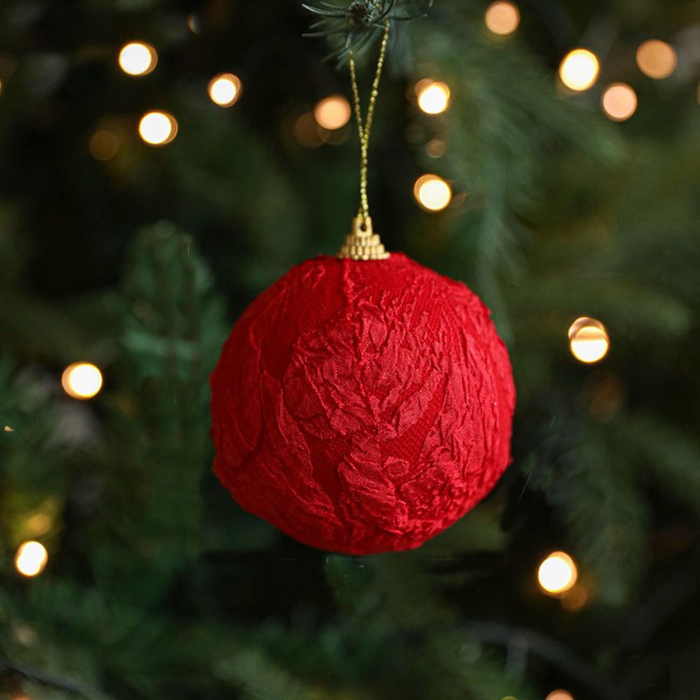 Merry Christmas 8CM Christmas Tree Decoration Ball Party Supplies Hanging Christmas Pendant Navidad Xmas Ornaments Year