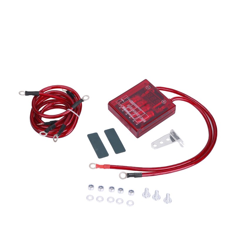 Power MEGA Raizin Voltage Volt Stabilizer Regulator Fule Saver W/3 Aardedraad 12 volt universele voor auto's, vrachtwagens