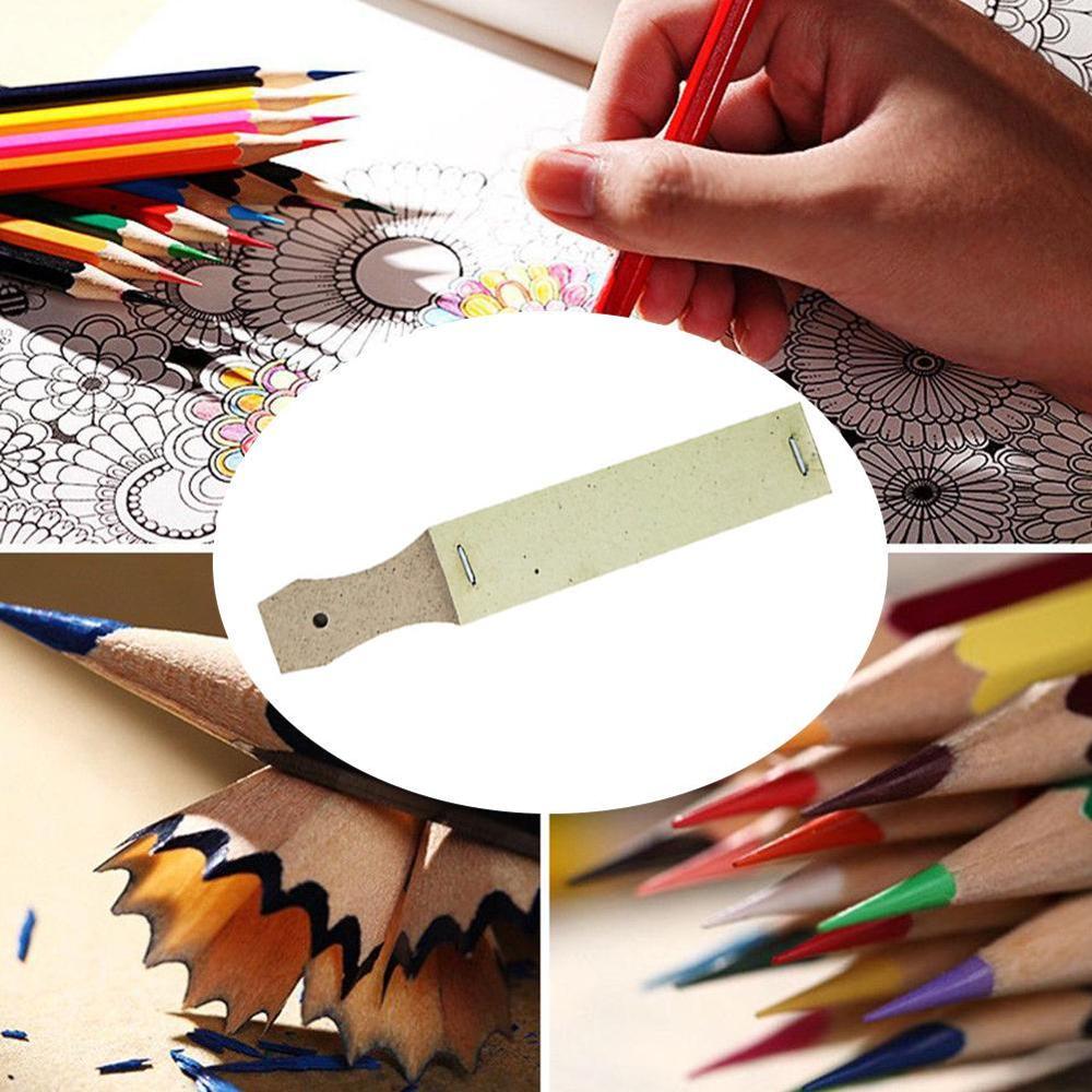 Art Painting Sandpaper Block For Pencil Sharpening Sketch Pencil Pointer Drawing Tool School Sets Gloves Smudge Stump Stick Pen