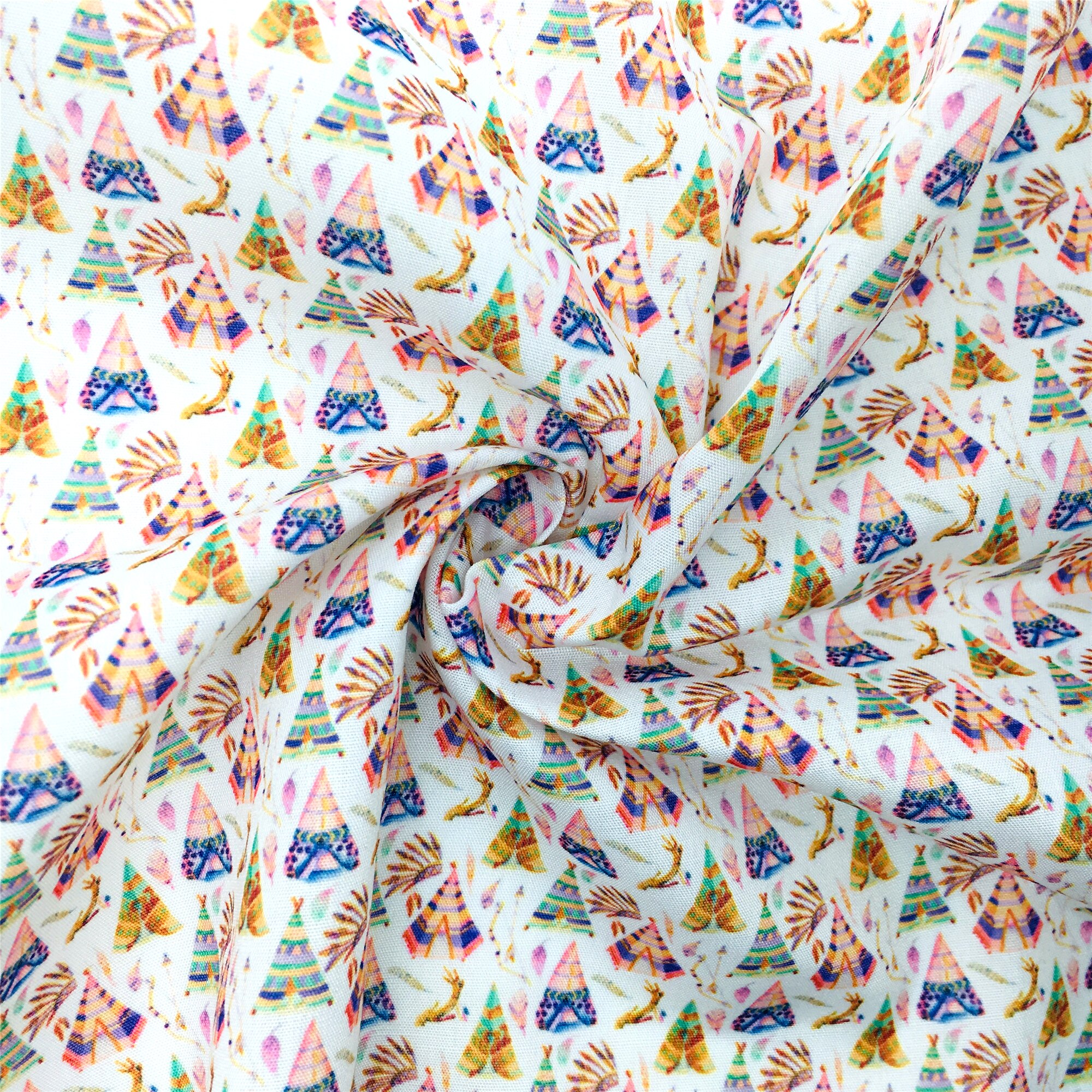 Tent Fabric 100% Cotton Fabric Patchwork Sewing Quilting Fabrics Needlework For Tissue DIY Cloth Sew Dress,1Yc17710: 1116676