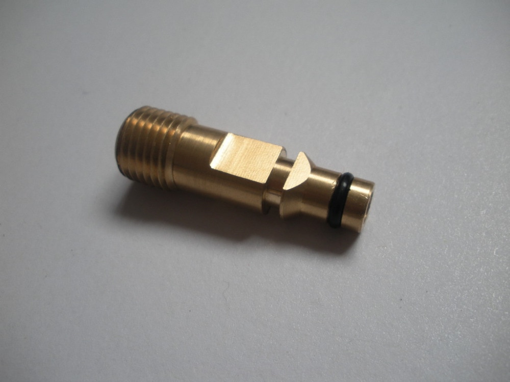 Adaptador de conector rápido compatible con Karcher K5, Quick adator K5 gun rosca de tornillo macho M14 * 1,5 agujero cónico