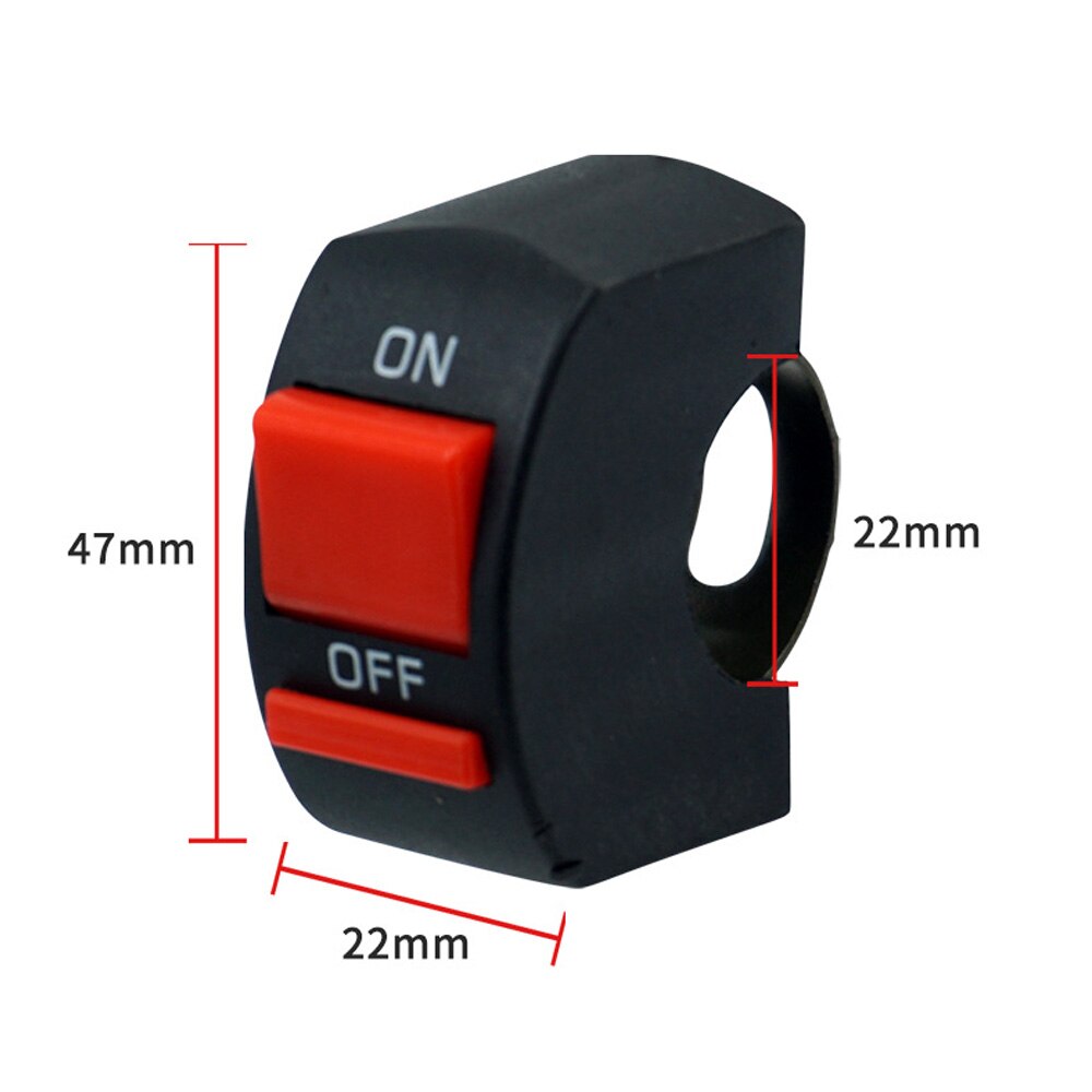 ATV Dirt Pit Bike Motorcycle Handlebar Switch Handlebar On Off Button Kill Switch Headlight Button Handlebar Controller Switch