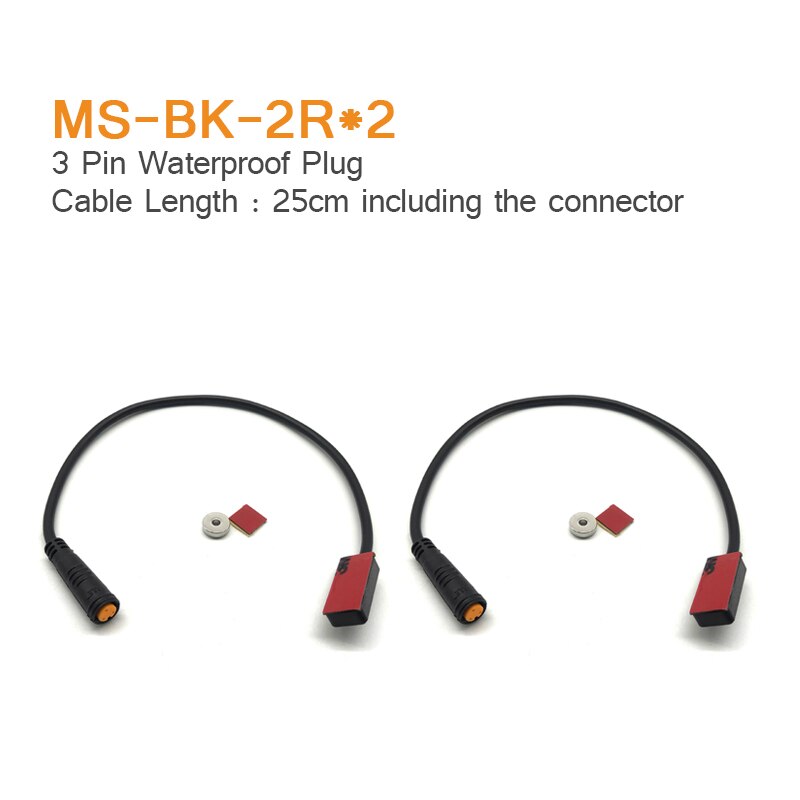 Okfeet MS BK 2R Brake Sensor Electric Bike Waterproof Connector Power Off Mechanical Hydraulic Brake Sensor for Ebike: MS2R WP a apair