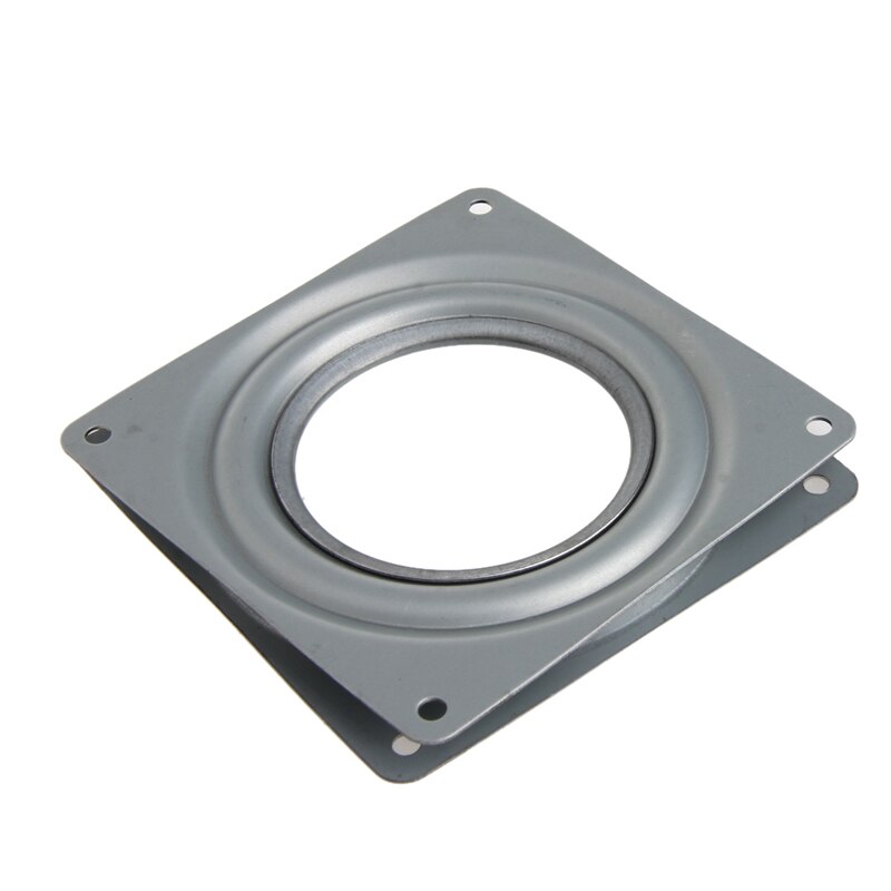Square Bearing Swivel Plate Lazy Susan Turntable 3"/4"/6" TV Rack Desk Tool