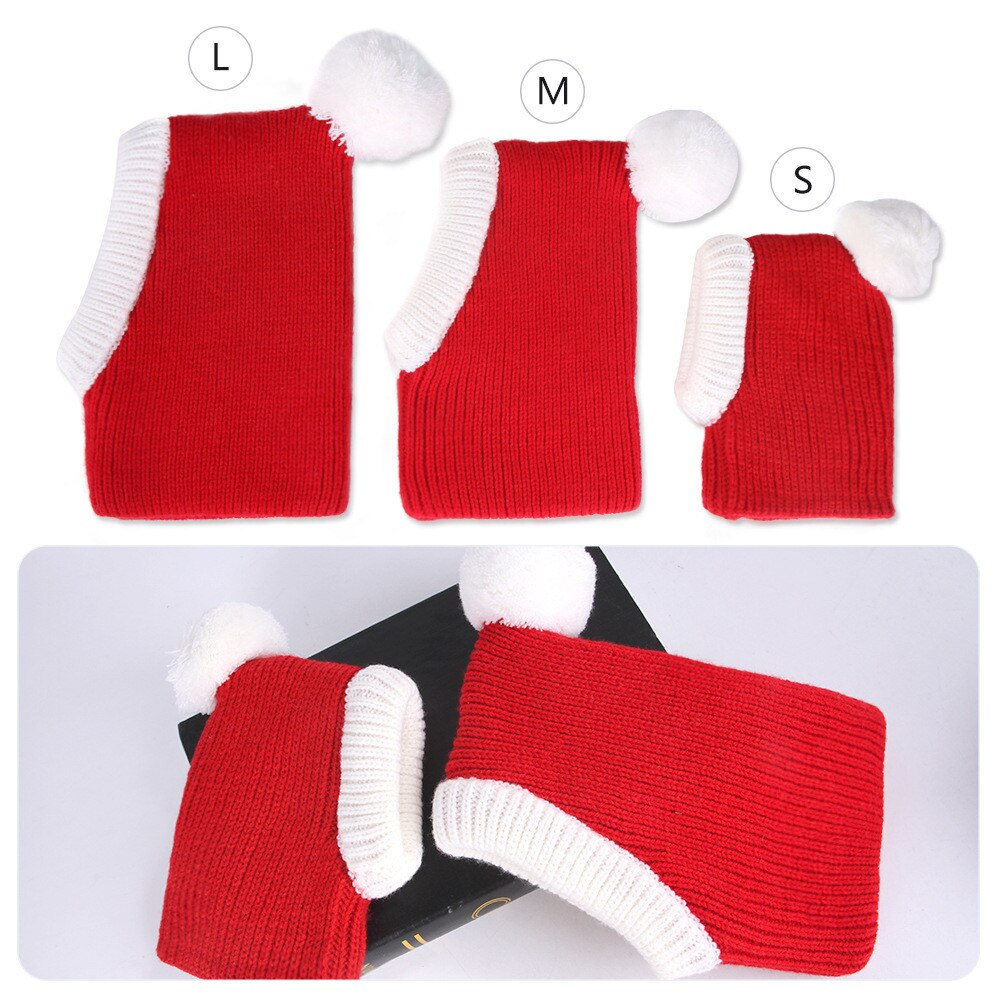 Chapeau tricoté en laine pour chien, accessoire pour chien, bouledogue français, nouvel an, hiver
