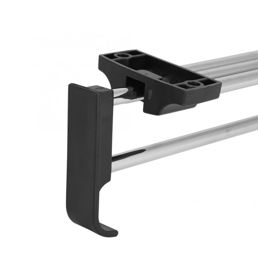 30cm 40cm Wardrobe Chrome Pull Out Retractable Wardrobe Clothes Hanger Rail Towel Coat Racks Closet Rod