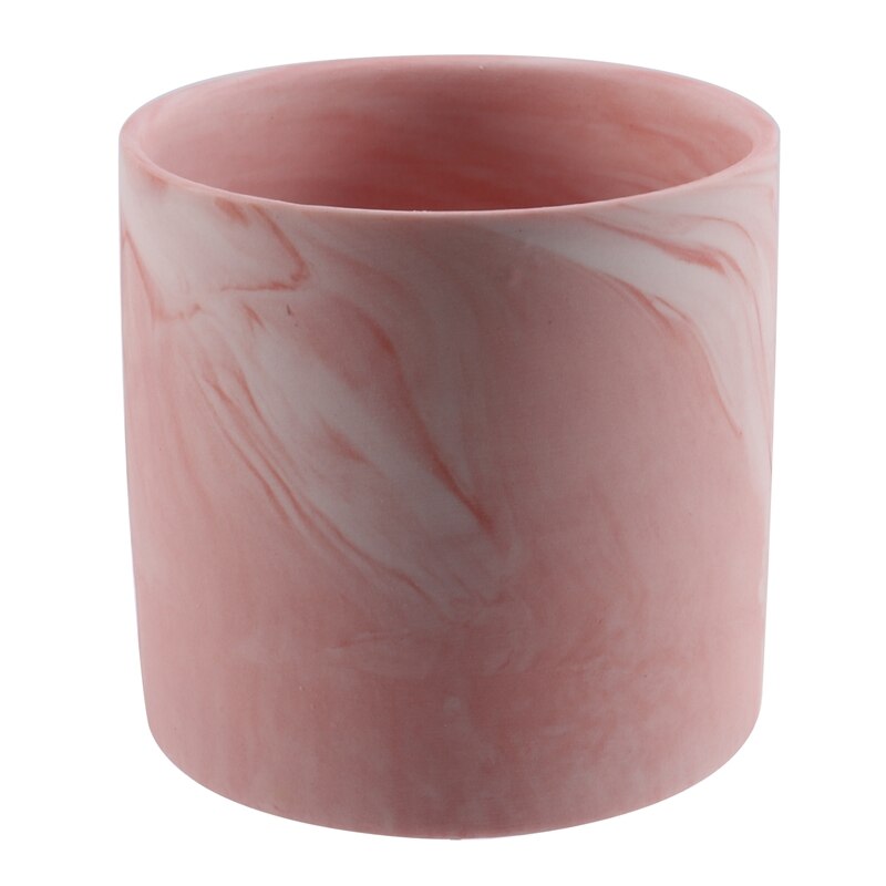 Marble Grain Ceramic Candle Cup Candle Container C... Grandado