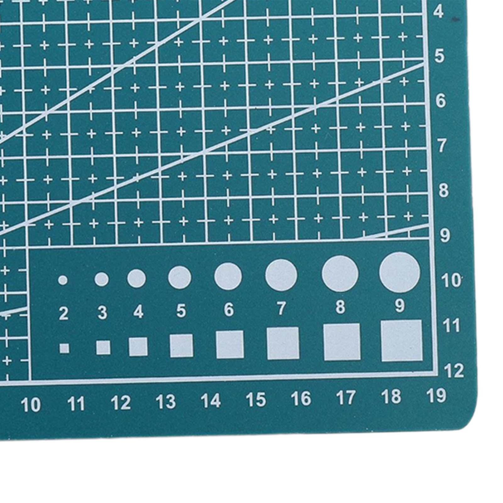 2 stk. skjærematter, multifunksjonelle skjæreunderlag, symatter, rutete skjærefjøler til modellering, voksne, gjør-det-selv-kunstprosjekter, quiltere, Hobby