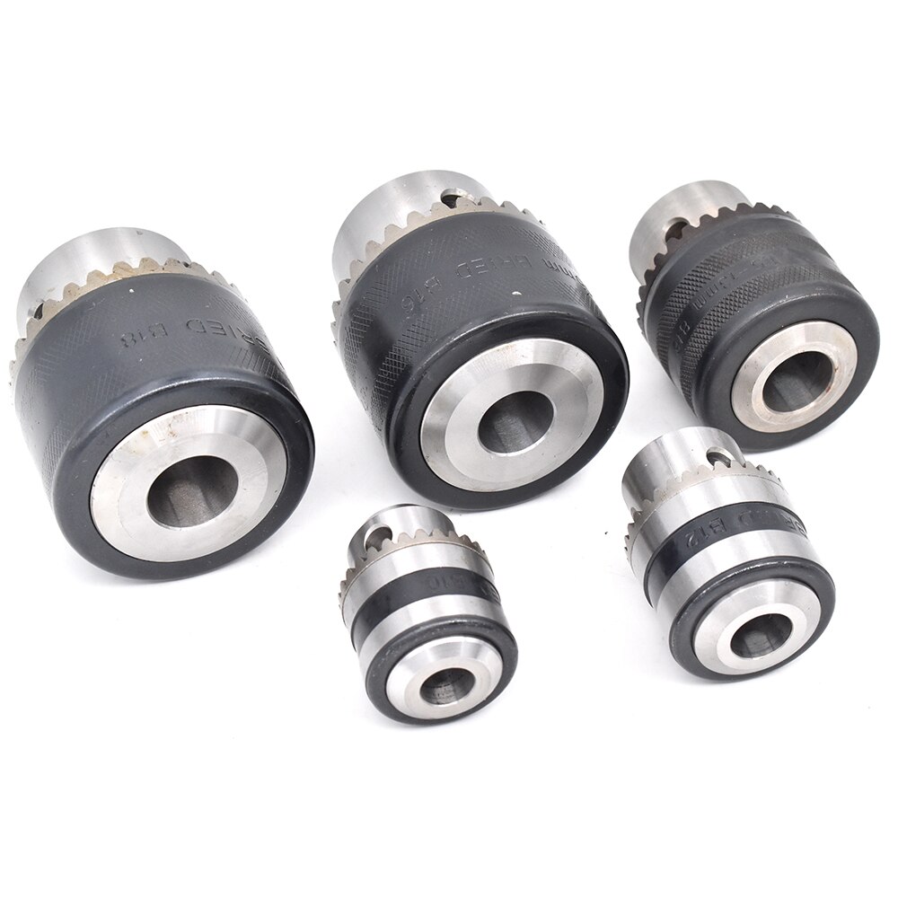 1pcs keys drill chuck B10 B12 B16 B18 0.6-6MM 1-10MM 1.5-13MM 3-16MM collet chuck for CNC drilling machine