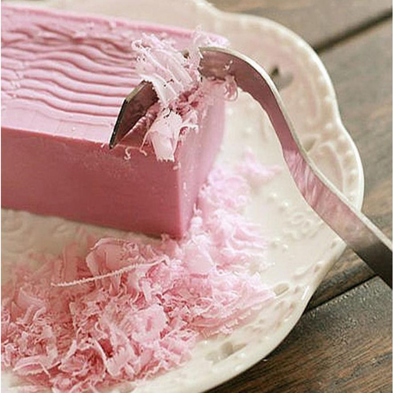 Stainless steel chocolate shaving cutter cheese grater knife manual chocolate shredder blades kitchen gadgets curving tools