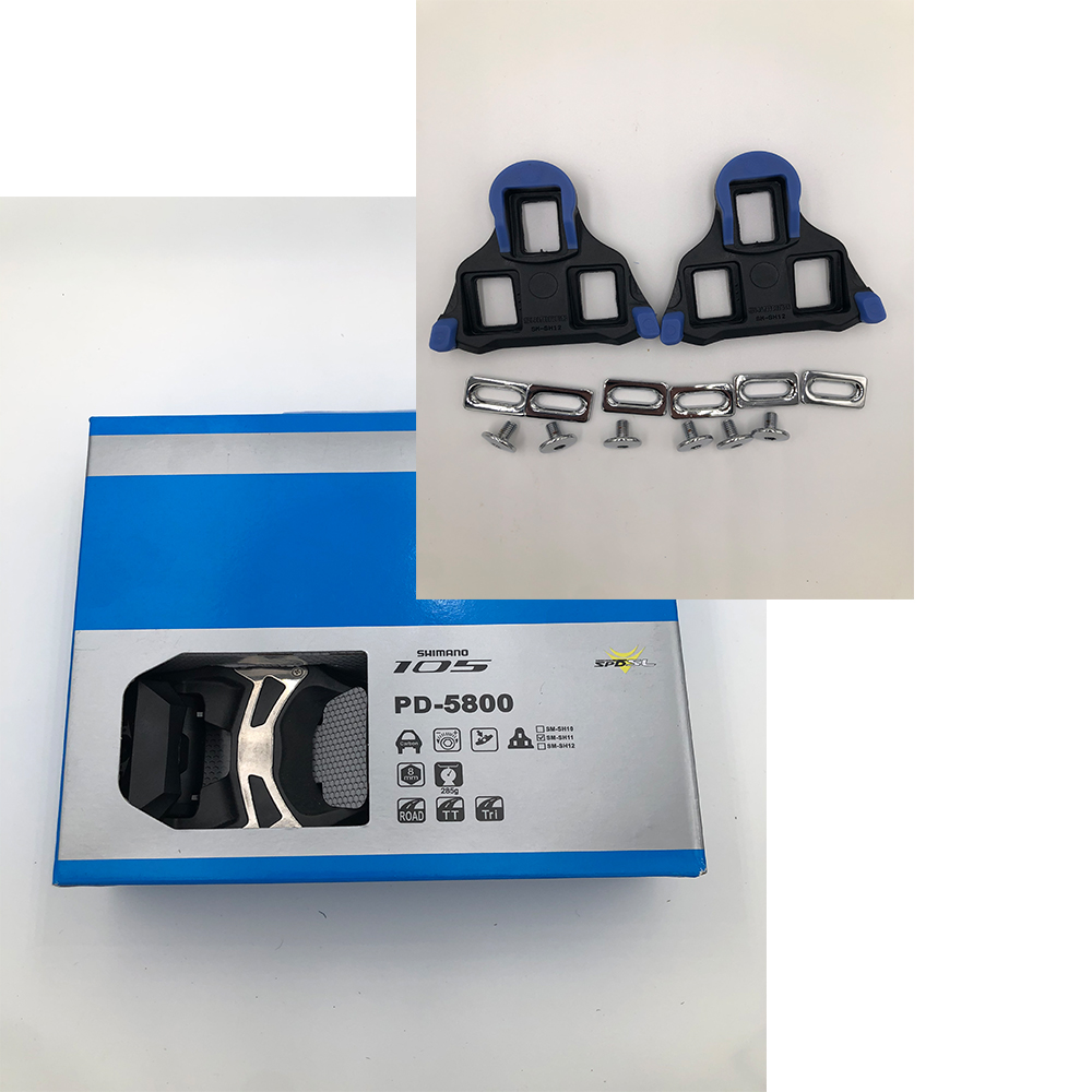 Pédales de vélo de route en carbone PD R7000/PD5800/R540/R550, autobloquant SPD avec 105 cales, SM-SH11