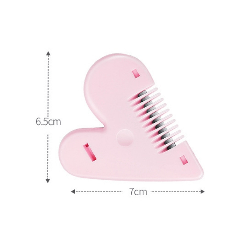 Peach Heart Double Sided Hair Razor Comb Cutter Cutting Thinning Knife Haircut Grooming Men Women Hair Cutter