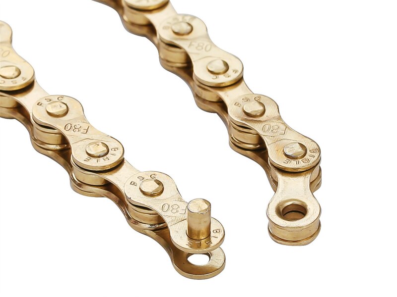 Bicycle Chain 6 7 8 Speed Velocidade Titanium Plated Mountain Road Bike 11v 12v MTB Chains Part 116 Links Bike Accessories