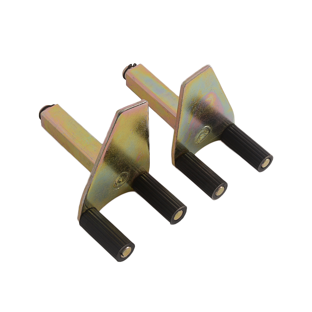 Oldbones-soportes para motocicleta y bicicleta, marco de soporte para rueda delantera, brazo oscilante, ganchos para trípode, horquilla, gancho frontal cuadrado, 2 uds.: Default Title
