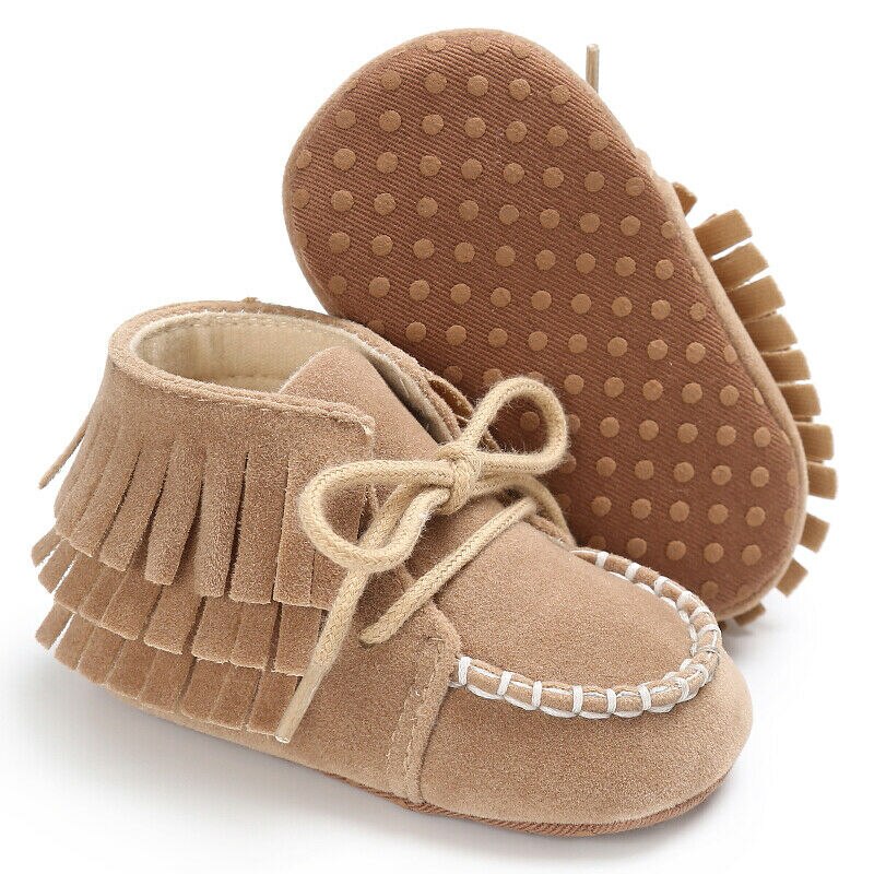 Chaussures de berceau à semelle souple 0-18M | Baskets mignonnes de Bandage pour bébés filles et garçons, Prewalker d'hiver chauds avec pompon