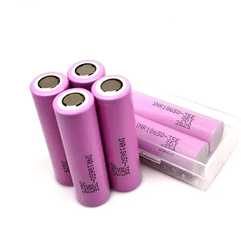 100% original 18650 3500mah 20th descarga inr18650 35e 3500mah 18650 3,7 v batería recargable de iones de litio