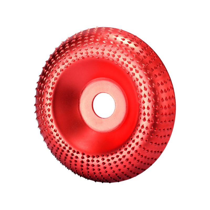 Disco moldeador de madera de 100mm, herramienta rotativa de lijado de disco abrasivo de acero al carbono para amoladora angular,: 4