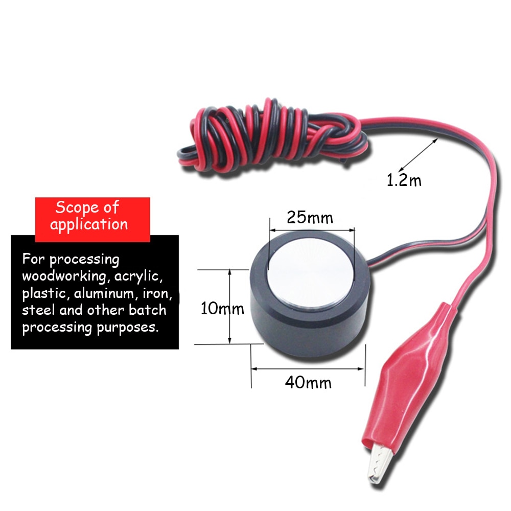 Cnc träfräs z-axel sond fräsning noll test pekplatta mach 3 verktygsinställning sond sensor cnc gravyr verktygsmaskiner