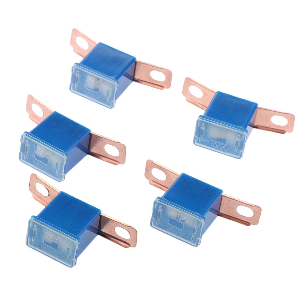 5x Midi / Strip Link Fuse Car Auto Heavy Duty Fuses - 100 Amp Blue