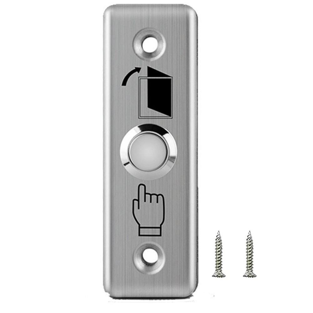 Exit Push Door Release Button Switch Stainless Steel Rectangle For Electric magnetic Lock Door Access Control