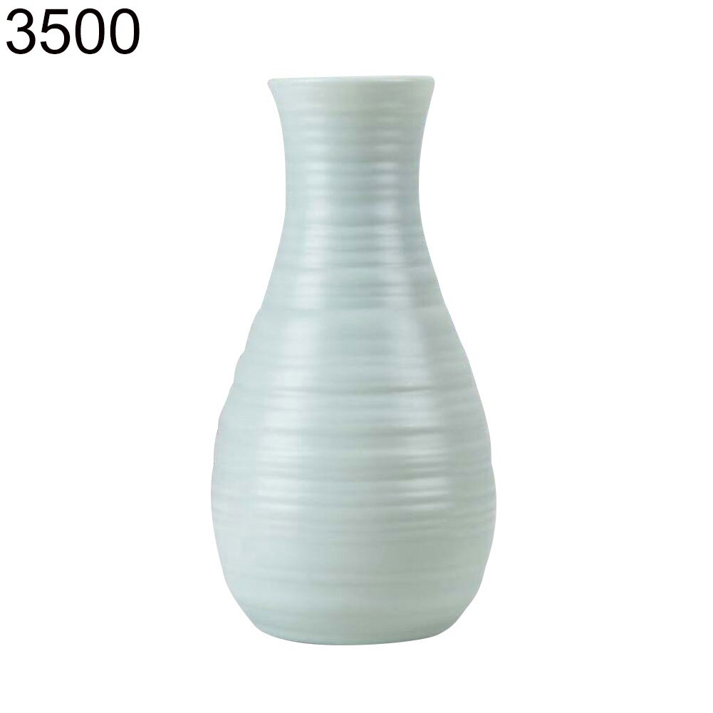 Kunststoff Vase zerschmettern-nachweisen Blumentopf Vase Moderne Studie Flur Hochzeit Dekor Blumentopf Einfache Einzigartige Vase für dekorieren: Grün 3500