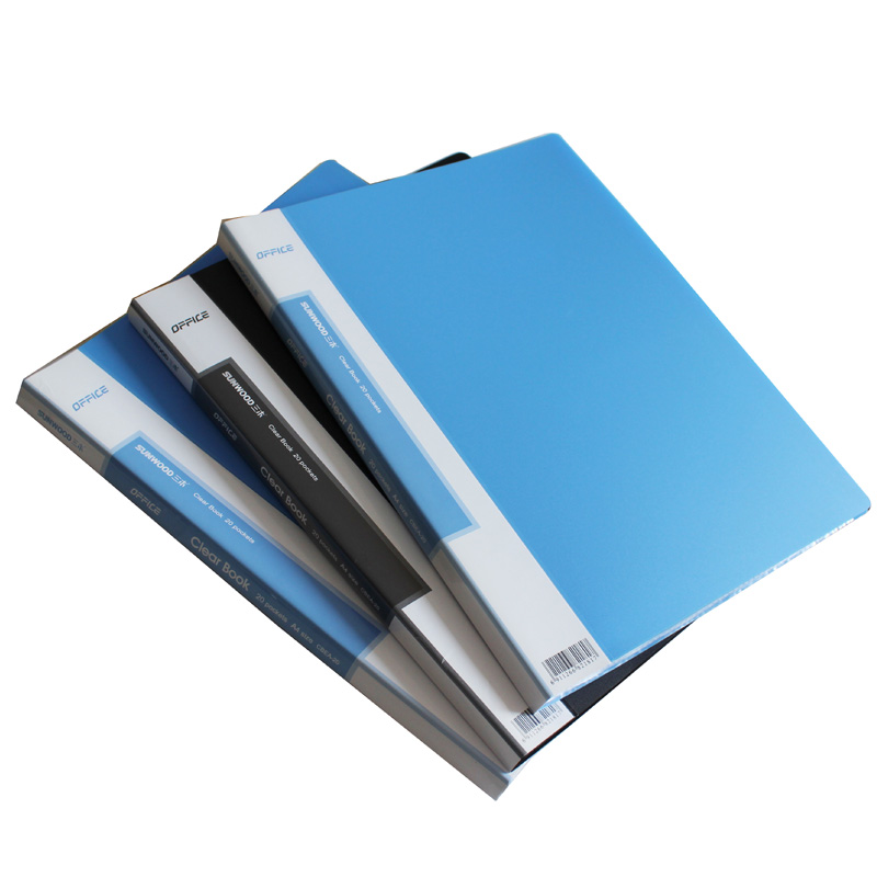 60 pages Information Booklet A4 page insert folders septum blue folders office supplies 1pcs/pack