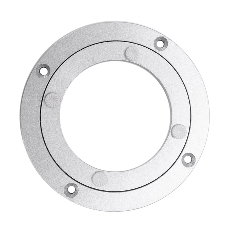 Obrotowy stół obrotowy ze stopu aluminium okrągły stół gładka patera obrotowa (140mm)