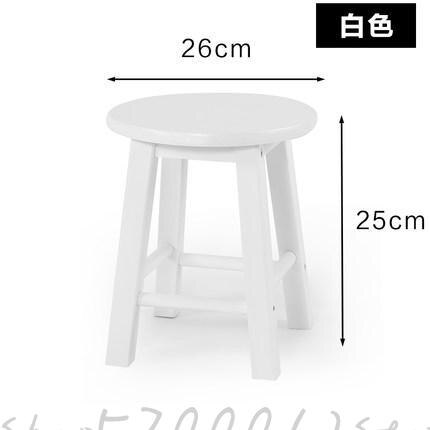 Solid wood stool stool small chair adult household small wooden bench living room stool child bench: same as picture 4