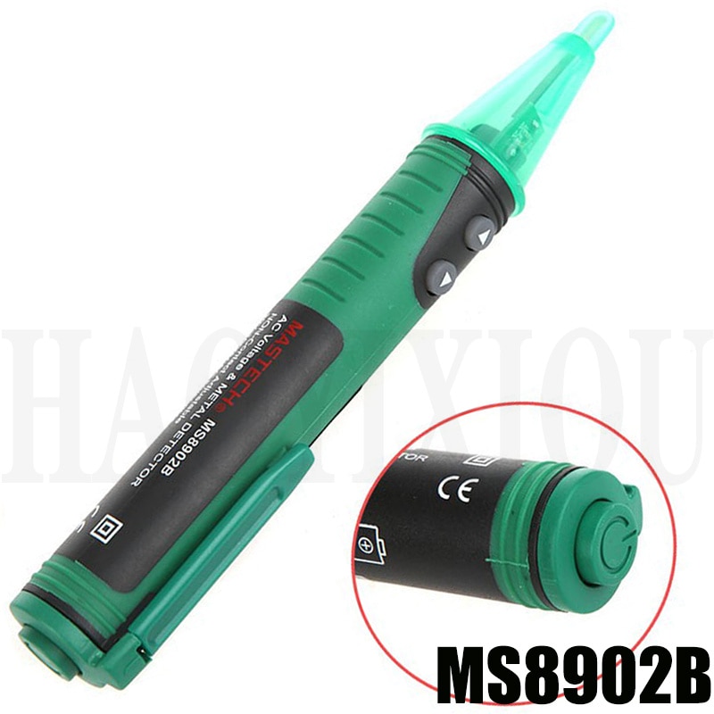 Mastech MS8902B Non-contact 20V-600V Ac Voltage Metaaldetector Tester