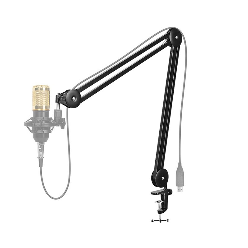 Verstelbare Arm Stand Suspension Scissor Microfoon Mic Stand Voor Blauw Yetis Studio Microfoon Zonder Springs