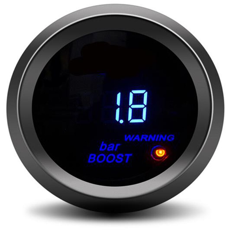 52mm Car Digital Turbo Boost Gauge PSI BAR Water Temp Oil Temp Oil Pressure Gauge Voltmeter Tachometer Rpm gauges Air Fuel Ratio: boost gauge bar