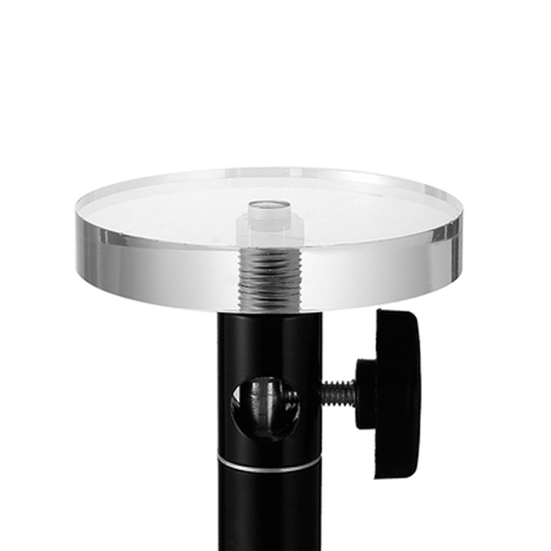 Photographic Acrylic Column Cosmetics support Shooting Clear Decoration Block Product Holder Display Stand cylinder: adapter and 9cm