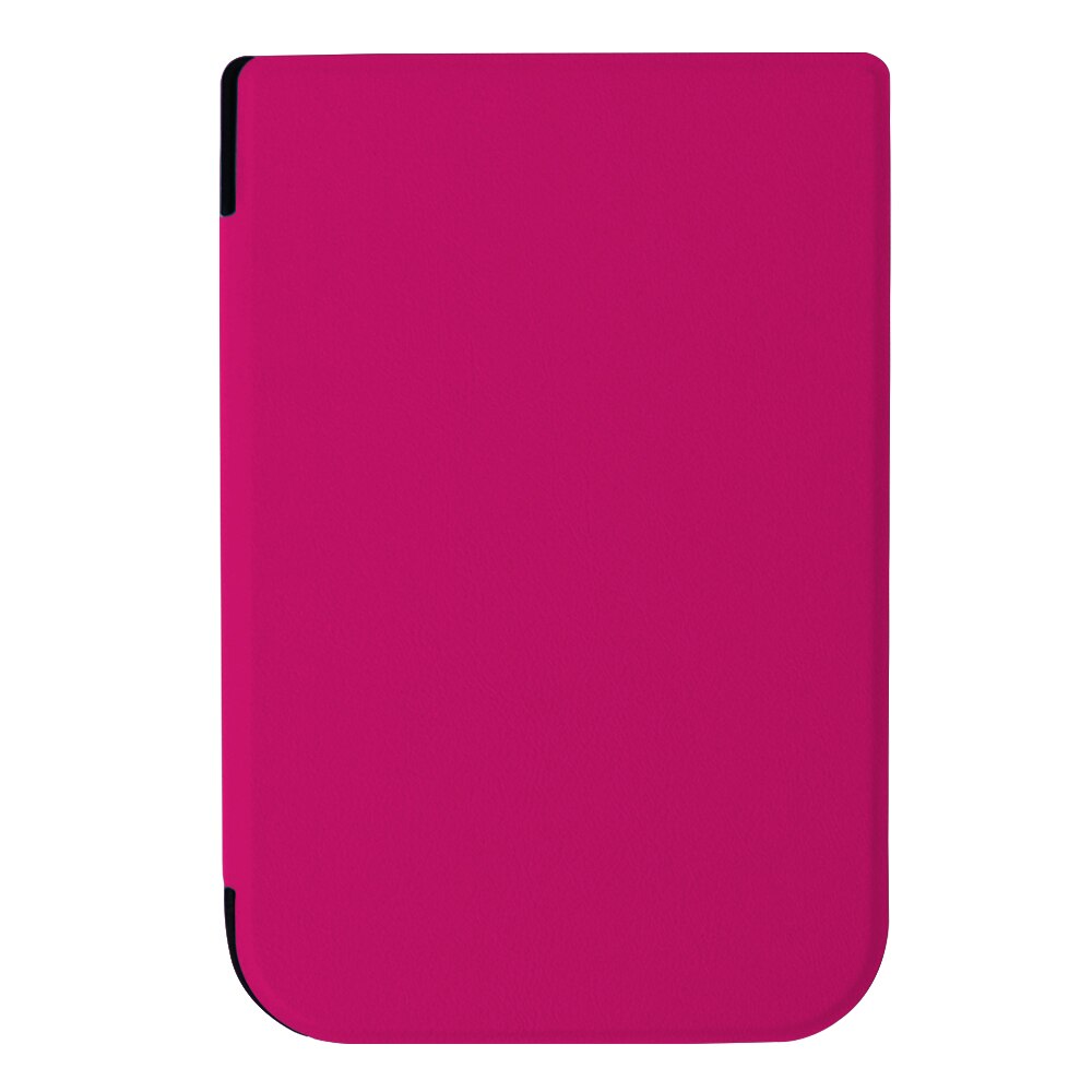 Smukła obudowa do Pocketbook 631 Plus, inteligentne etui ze skóry PU do Pocketbook dotykowy HD 631, magnetyczny Funda do Pocketbook dotykowy HD 2: Rose red