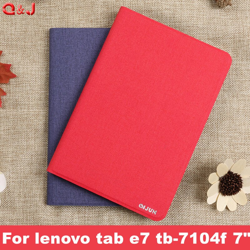Case Cover PU Leather Case Voor lenovo tab e7 tb-7104f Tablet cover funda Voor lenovo tab e7 case voor lenovo tab e7 tb -7104 case