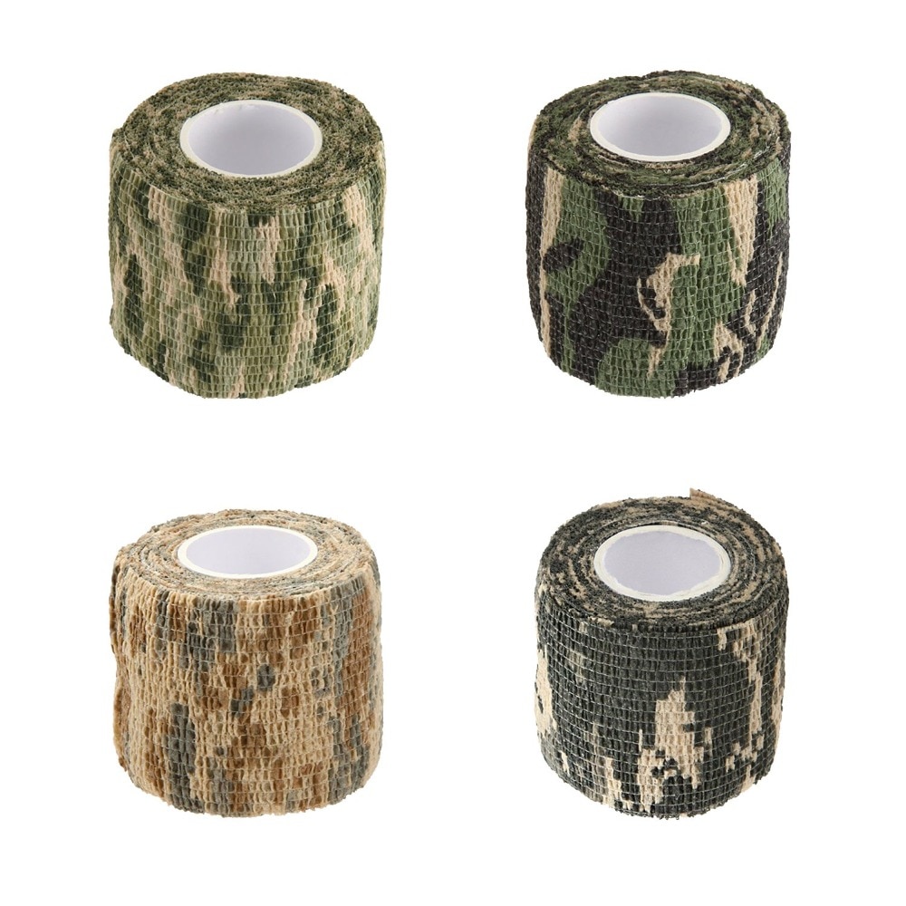 EKIND 4 stücke 5cmx 4,5 m Multi-Funktionale Selbst-Adhesive Schutz Camouflage Stealth Wasserdicht Band Wrap outdoor spielzeug sport