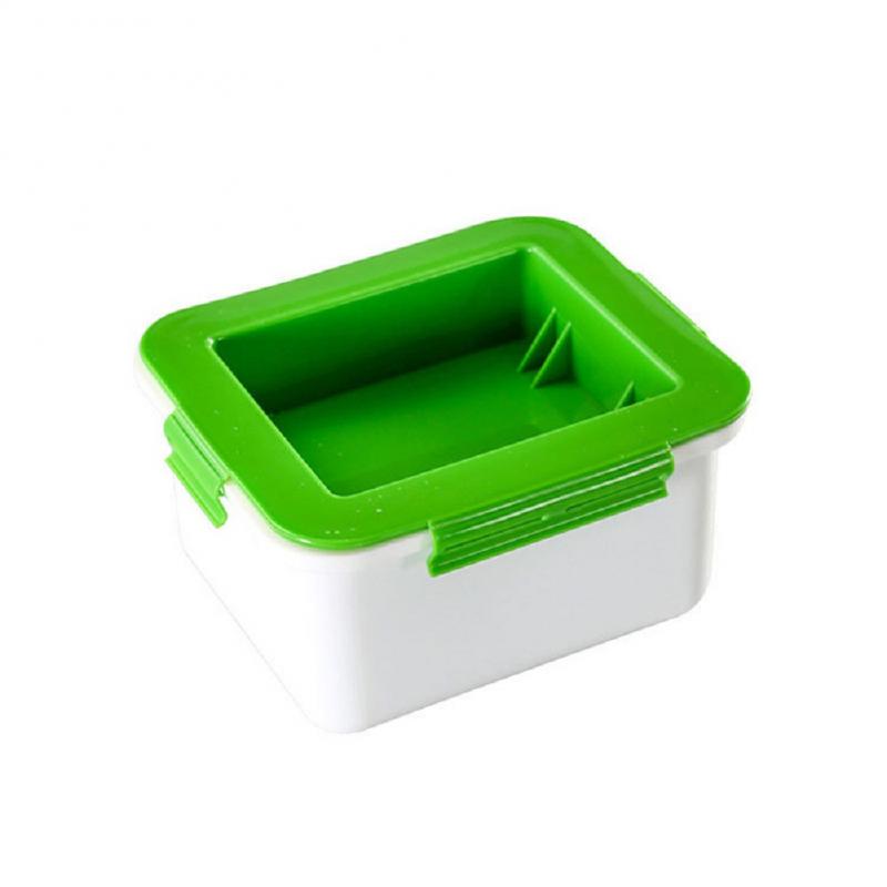Tofu Pers Tofu Afdruiprek 3-Layer Tofu Pers Ingebouwde Drainage Water Verwijderen Tool Vaatwasmachinebestendig Keuken koken Gereedschap Set